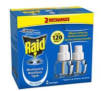 Raid Insecticidas domésticas eléctrico líquido recarga 2 x 60 noches - Lote de 2