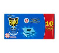 Raid - Pastillas antimosquitos (60 pastillas en 6 paquetes de 10 pastillas)