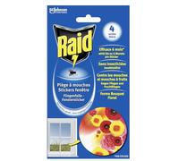 Raid Pieja para moscas - Adhesivo decorativo para ventana, ramo de flores con 6 pegatinas
