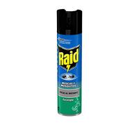 Raid Spray Insecticida - Aerosol para Moscas y Mosquitos, Eucalipto. Eficacia Inmediata, Incoloro, 600Mililitros