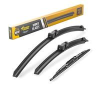 Raidbee 26"+14" Windshield Wiper Blades with 10" Rear Wiper Blade Automotive Replacement Set for Chevy Trax 2013 2014 2015 2016 2017 2018 2019 2020 2021 2022 2023 - Genuino ine OEM Quality (Set of 3)