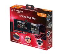 Raiden - Paquete de accesorios para jugadores de streaming y youtubers, caja de captura de vídeo Full HD, micrófono, cámara HD - PS4, PS5, Xbox x-series, Switch, PC, Xbox one. (Windows 8)