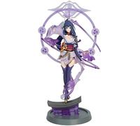 Raiden Shogun Thunder Silence Anime Characters Figure Decor Lighting Action Figure Figure Statue Ornament Collection Figurine Model Gift 11.8"