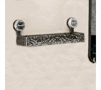 Raidley EasyMount - Estante de pared con ventosa sin necesidad de taladrar, estante de almacenamiento extraíble para baño, montaje en pared, color negro, 1 pieza esencial para el hogar