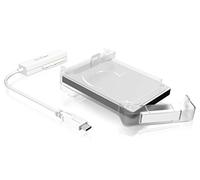 ICY IB-AC703-C - Carcasa externa de 2,5'' SATA HDD/SSD, USB 3,0, adaptador