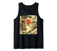 Raijin y Fujin Mitología Japonesa Ukiyo-e Estética Camiseta sin Mangas