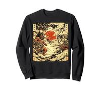 Raijin y Fujin Mitología Japonesa Ukiyo-e Estética Sudadera