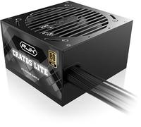 RAIJINTEK CRATOS Lite 850 W Black, 80 Plus Gold, ATX 3.1, fuente de alimentación para PC no modular, PCIe 5.1 Ready, ventilador inteligente de 120 mm, conector de CC a CC, conector de 12 V-2 × 6, 5