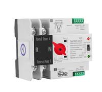 Rail 2P 3P 4P ATS Dual Power Automatic Transfer Switch Selector Switches Uninterrupted Power Generator 63A 100A 125A(2P,100A)