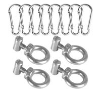 Rail de Fijación para Carril | Perno de Fijación Ojal Acero Inoxidable | de Seguridad para Cuerda Tienda Camping Tienda Vehículo Exterior