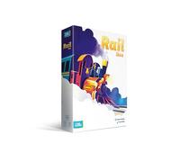 Rail Line (Eng/DE), Flip-and-Write Juego de ferrocarril, Juego Familiar para 1 - 4 Jugadores a Partir de 8 años