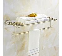 Railas de Toallas Rejilla de Toalla de aleación de Zinc, riel de Toalla de Hardware Europeo de baño, Soporte de Aluminio de Aluminio Toalla de Toallas de Toallas de Toalla/Varilla Doble la Nueva