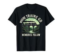 Railfan - Amante de la Locomotora y Fan del ferrocarril Camiseta