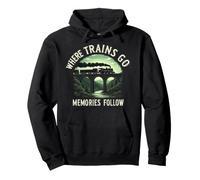 Railfan - Amante de la Locomotora y Fan del ferrocarril Sudadera con Capucha