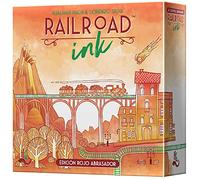 Juego de mesa railroad ink: edicion rojo abrasador pegi 8