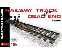 Railway Track W/ Dead End European Gauge Diorama Accesorios 1 :3 5 Modelo Kit
