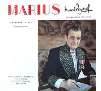 Raimu - Edition CMF - MARIUS (Marcel Pagnol) - Version Luxe - Texte complet commenté par l'auteur et interptété par les acteurs - Raimu, Pierre Fresnay, Orane Demazis, Alida Rouffe, Maupi, Delmont, Mihalesco, Charpin, Dullac, Vattier et Mouries, Vilbert : La leçon de bistrot, Le retour de Monsieur Brun, Je sors, Pauvre Félicité, Je t'aime bien papa, La partie de cartes, Le petit déjeuner et l'histoire de Zoé - 2 Disques vinyles LP 33t dans très belle pochette ouvrante - (et non CD).