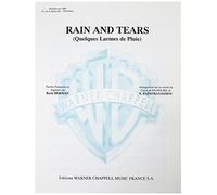 Rain and Tears (Quelques Larmes de Pluie) - Vocal and Piano - Book