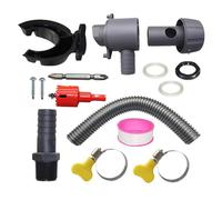 Rain Barrel Diverter - Kit de filtración flexible con válvula ajustable
