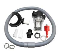 Rain Barrel Diverter Kit - PVC Rubber 50 cm | Downpipe Rain Collector | Diverter with Filter to Catch Water Collection System Gutter Spout Eco Irrigation Storage Storage Barrel Adapter