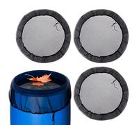 Rain Barrel Mesh Cover - Screen Net Lid for Outdoor Water Collection | Fine Nylon Mesh with Elastic Drawstring, Keeps Leaves and Debris Out, Easy Fit Filter for Garden Rainwater Barrel Protection 31.5