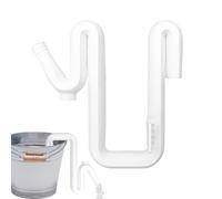 Rain Barrel Overflow Hose, Extension Drain Tube, 6.38x1.97x6.18inches, Weather-Resistant Connector, Flexible Leakproof Design, for Outdoor Rainwater Harvesting and Overflow Management