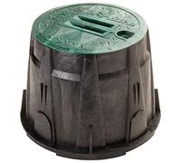 Rain Bird Arqueta Circular Serie VB de 10" RNDH, con Cuerpo Negro y Tapa de Cierre por Tornillo, Color Verde, 34,9 x 34,9 x 25,4 centímetros (Referencia: A11458)