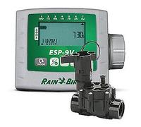 Rain Bird ESP9VIDVFKIT F48373 Programador de Riego a Batería de 1 Zona con Válvula Incluida