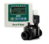 Rain Bird Kit Programador autónomo a Pilas WPX1 Electrovalvula 1" 9V 100DVF, con regulador de caudal