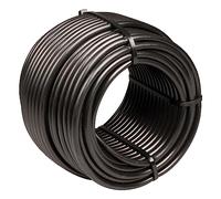 Rain Bird T22-100S riego por goteo 1/4 "tubería de distribución en blanco, rollo de 100', negro