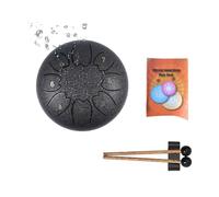 Rain Chime Flower Drum - Steel Tongue Drum, 8 Note 6 Inch Chakra Drum for Rain, Waterproof Musical Drum for Outdoor Garden, Enjoy the Rain Symphony(1#)
