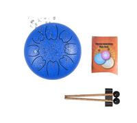 Rain Chime Flower Drum - Steel Tongue Drum, 8 Note 6 Inch Chakra Drum for Rain, Waterproof Musical Drum for Outdoor Garden, Enjoy the Rain Symphony(8#)