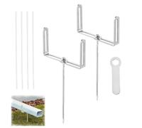 Rain Downspout Bracket, Hinge Down Spout Drainage Gutter Bracket, Pipe Support Parts Weather-Proof Rainwater System for Courtyard Patio Factory Warehouse Building, 20cm