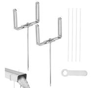 Rain Downspout Bracket, Hinge Gutter Mount, Pipe Support Clip for Courtyard Patio Factory, Warehouse Building Exterior Rainwater Flow Control System Instalación Protección