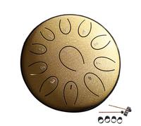 Rain Drum For Outside Garden, Steel Tongue Drum Rain Chime, 6 Inches 11 Notes Waterproof Handpan Drum Instrument, Handpan Meditation Drum For Garden, Handpan Drum Instrument For Adults Kids