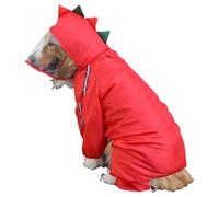 Rain For Body For Cover with Hat Transparent Brim For Puppy Dogs Rain Proof Mud-Proof Raincoat Dog Raincoat for Large Dogs