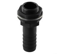 Rain For Overflow Fitting Inch Barb to 3/4 For Adapter for Water Butt Tank Spill Pipe Connector with Nut and Washer Garden Water Storage Drain Piece Rainwater Harvesting System