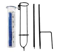 Rain Gauges Yard, Adjustable Height Accurate Rain Measuring Gauge, 29.53x2.09x2.09 Inches, Large Clear Numbers Easy Reading, Weather-Resistant Precipitation Monitor for Garden