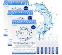 Rain - Gotas para los ojos sin conservantes - Gotas más naturales para el alivio de los ojos secos - Fórmula patentada que alivia los ojos secos y con picazón - Recupera la comodidad de tus ojos