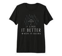 Rain Lover Pluviophile Moody Rain Storm Estado de ánimo Noche Lluvia Camiseta Premium