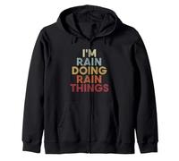 Rain Name Rain Personalized Name First Given Sudadera con Capucha