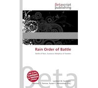 Rain Order of Battle: Battle of Rain, Gustavus Adolphus of Sweden