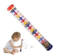 Rain Sound Pipe - Instrumento de percusión de cuatro secciones | Juguete musical educativo para, desarrollo sensorial y cognitivo, diseño ABS duradero, 40 cm, ideal para Cre