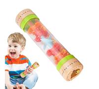 Rain Stick Instrument, Spinner Tube Musical Toy, Sensory Learning Sound Toy, 1.89x7.68 Inches, and Kids, Ideal for Classroom, Preschool, Easter Activities, Travel