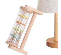 Rain Stick Toy, Musical Instrument, Educational Rain Stick Gear with Sturdy Build, Premium Quality 0-3 Years Nursery Kindergarten Home Outdoors Accessory Daily Use 7.09x2.17x3.54 Inches