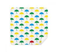 Rain Umbrella Weather Cloud Gafas de limpieza paño de limpieza de la pantalla del teléfono Limpiador de gamuza tela 2pcs