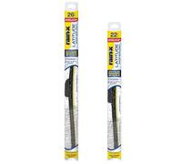 Rain-X 810237 Latitude 2-In-1 Water Repellent Wiper Blades, 26" and 22" Windshield Wipers (Pack Of 2), Automotive Replacement Windshield Wiper Blades With Patented Rain-X Water Repellency Formula