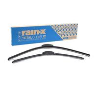 Rain-X 810333 Limpiaparabrisas de haz transparente total de 24 y 20 pulgadas para rendimiento en todo tipo de clima, escobilla de goma para una limpieza suave y un funcionamiento silencioso, paquete