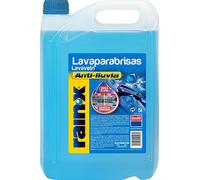 Rain-X Limpiaparabrisas Coche Concentrado con Tecnología Hidrofóbica Antilluvia - Visibilidad Superior y Protección hasta -5ºC - Fórmula Repelente de Agua - No deja Manchas - 5L