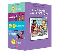 Raina Telgemeier Five Book Collection: Smile, Drama, Sisters, Ghosts, Guts
